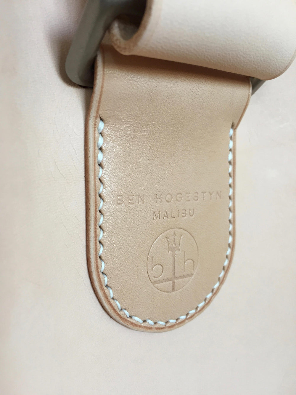 Ben Hogestyn Malibu Messenger Bag Built With Louis Vuitton Veg Tan Hand Sewn Detail