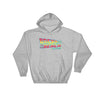 Back to the Future 80s movie inspired Graphic Hoodie Sweatshirt "Back To The Beach" in (Heather Grey) by BEN HOGESTYN MALIBU