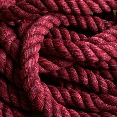 Malibu Dog Leash Rope Ruby Red Sustainable Cotton