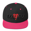 Malibu Heart Snapback Hat Embroidered by BEN HOGESTYN MALIBU Black/Pink