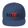 Malibu Heart Snapback Hat Embroidered by BEN HOGESTYN MALIBU Navy