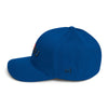 I heart Malibu Royal Blue embroidered Flexfit hat by BEN HOGESTYN MALIBU Sideview
