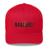Malibu Love Snap Back Trucker Hat Red Embroidered By Ben Hogestyn Malibu