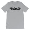 "Malibu SURFER Graffiti" Graphic T-shirt Men's Tee by BEN HOGESTYN MALIBU in Silver