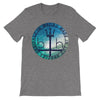 "Malibu Wave" Graphic T-shirt Designed In Malibu Made In Los Angeles by BEN HOGESTYN MALIBU (Deep Heather)