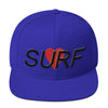 Surf Heart Snapback Hat Royal Blue Embroidered by BEN HOGESTYN MALIBU