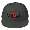 Malibu Love Charcoal Snapback Trucker Hat | Rounded Bill By Ben Hogestyn Malibu