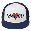 Malibu Love Navy/White/Navy Snapback Trucker Hat | Rounded Bill By Ben Hogestyn Malibu