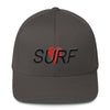 Dark grey I heart surf embroidered Flexfit BEN HOGESTYN MALIBU hat