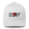 White I heart surf embroidered Flexfit BEN HOGESTYN MALIBU hat