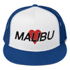 Malibu Love Blue/White/Blue Snapback Trucker Hat | Rounded Bill By Ben Hogestyn Malibu